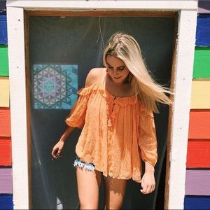 Anthropologie Floreat Top Size Small